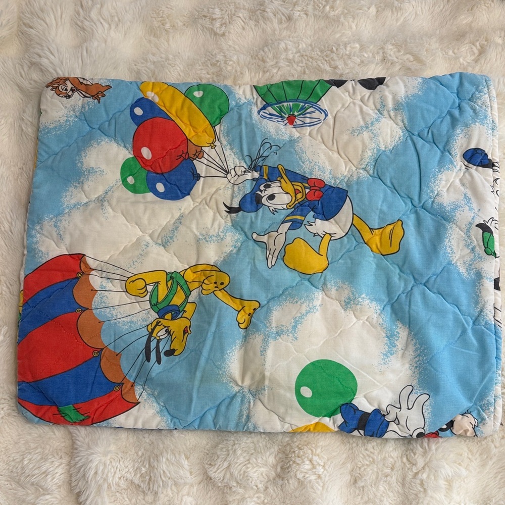 Vintage Donald Quilted Pillow Case